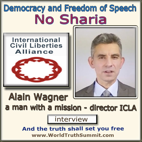 Alain Wagner, ICLA - no Sharia law