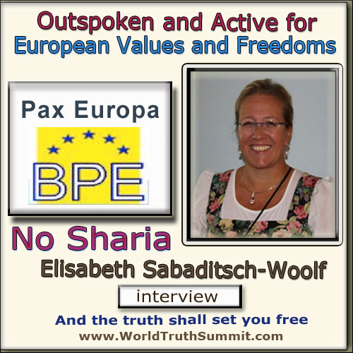 Elisabeth Sabaditsch-Wolff - Pax Europa, anti Sharia law
