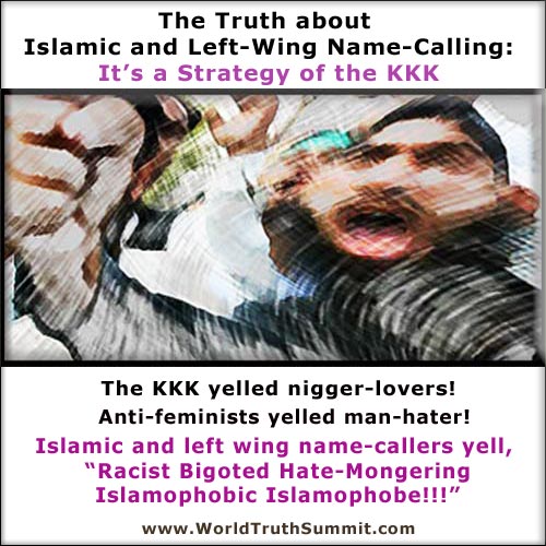 definition of Islamophobe - name-calling strategy