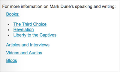 Mark Durie - videos, articles, interviews, blog