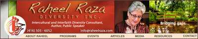 Raheel Raza - site